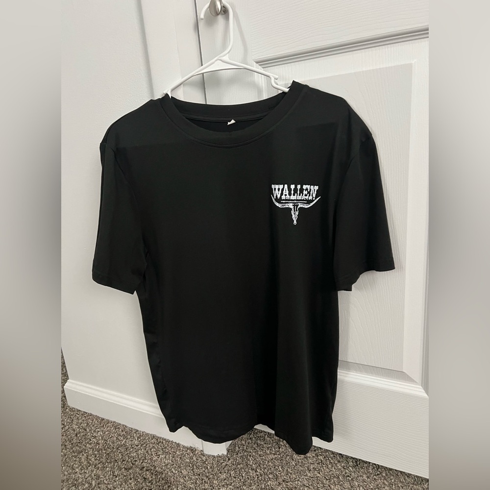 Black Oversized Morgan Wallen Graphic T-shirt